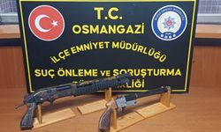 Osmangazi'de ruhsatsız silah operasyonu: 3 gözaltı