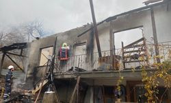 İskilip’te müstakil ev alev alev yandı