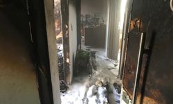 600 Evler Mahallesi'nde apartman dairesinde yangın paniği