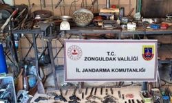 Zonguldak'ta kaçak silah imalathanesinde 30 binin üzerinde fişek ele geçirildi