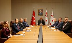 Erhürman siyasi parti liderlerini kabul etti