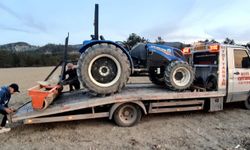 Bolu’da tarım aletinin altında kalan çiftçi ağır yaralandı