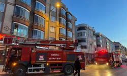 Kulu’da apartmanda yangın paniği