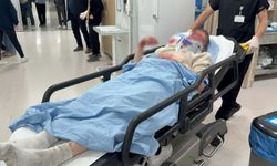 Polisten kaçan motosiklet sürücüsü kaza yaparak yaralandı