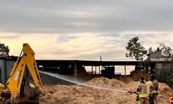 Kahramanmaraş'ta samanlık yangını