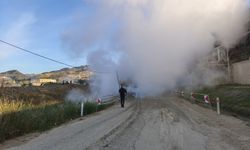 Aydın’da jeotermal iletim hattı patladı