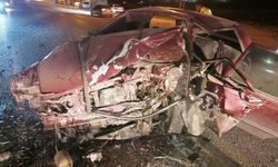 Amasya'da iki otomobil kafa kafaya çarpıştı: 4 yaralı