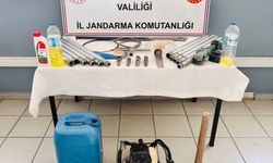 Afyonkarahisar'da kaçak kazı yapan 7 şüpheliyi ekipler suçüstü yakaladı