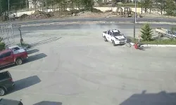 Artvin'de kamyonetin çarpması sonucu 1 kişi yaralandı