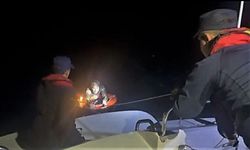Bodrum açıklarında yüzerek yurt dışına geçmeye çalışan düzensiz göçmen kurtarıldı