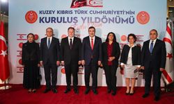 Cumhurbaşkanı Yardımcısı Yılmaz, KKTC'de düzenlenen resepsiyona katıldı