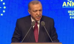 Cumhurbaşkanı Recep Tayyip Erdoğan konuşuyor