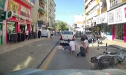 Aydın'da motosikletin kaldırıma çarpması sonucu sürücü ağır yaralandı