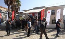 Hatay'da 6 Şubat depreminşası tamamlanan cami ibadete açıldı