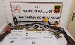 Samsun'da yasaklı madde ve silah kaçakçılığı şüphelisi tutuklandı