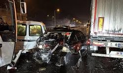 Samsun'da zincirleme trafik kazasında 2 kişi yaralandı