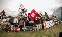 Tunus'ta İsrail'in Gazze'deki ateşkesi ihlalleri protesto edildi