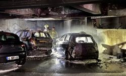 Kahramanmaraş'ta sitenin kapalı otoparkında çıkan araç yangınında 18 kişi dumandan etkilendi