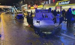 Küçükçekmece'de zincirleme trafik kazasında 3 kişi yaralandı