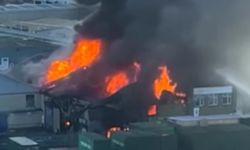 İngiltere’de depo yangını