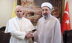 Vatikan Devlet Başkanı Papa 14. Leo Diyanet İşleri Başkanı Arpaguş'u ziyaret etti