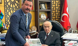 MHP’li Ekrem Gökay Yüksel’den MHP Lideri Devlet Bahçeli’ye Sındırgı Deprem Raporu Sunumu