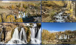 Muradiye Şelalesi'nde sonbahar renkleri