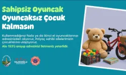 Tokat Belediyesi’nden anlamlı sosyal sorumluluk projesi! Sahipsiz oyuncak, oyuncaksız çocuk kalmasın