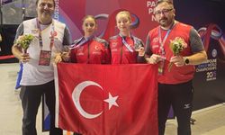 Genç cimnastikçiler, Dünya Trampolin Şampiyonası'nda 2 madalya kazandı