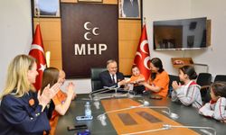 LÖSEV’den MHP’li Akçay’a Lösemili Çocuklar Haftası ziyareti... MHP'li Akçay: Lösemiyle mücadelede LÖSEV’in yanındayız