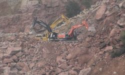 Ordu'da göçük altında kalan kamyon şoförünün cenazesine ulaşıldı