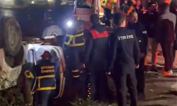 Yalova’da otomobil takla attı: 2 yaralı