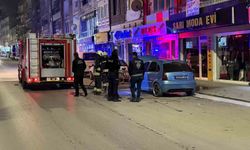 Ereğli’de park halindeki otomobil yandı