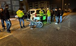 Trafikte korkutan kaza