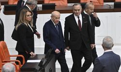 MHP Lideri Devlet Bahçeli bütçe görüşmelerini takip etti: Genel başkanlarla selamlaştı