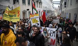 Portekiz’de genel grev kapsamında gösteri düzenlendi