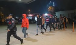 Bursa'da 8 düzensiz göçmen yakalandı