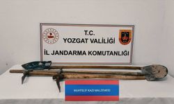 Kaçak kazı yaparken suçüstü yakalandılar