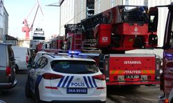 Tuzla'da yat üretim tesisinde korkutan yangın