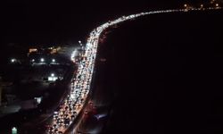 Habipler-Arnavutköy yolunda İSKİ kazı çilesi