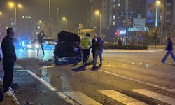 Kayseri’de 2 otomobilin karıştığı kazada yaralanan olmadı