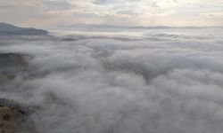 Elazığ sis denizinde kayboldu, ortaya kartpostallık görüntüler çıktı