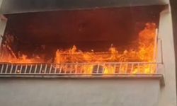 Şanlıurfa'da korkutan yangın: Apartman dairesi alev alev yandı