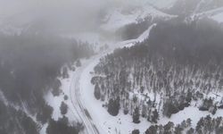 Erzincan’ın Refahiye ilçesinde kar yağışı etkili oldu