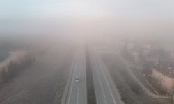 Sisle örtülen Eskişehir’de göz gözü görmüyor