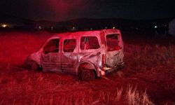 Garajdaki araç ve evde çıkan yangın korkuttu