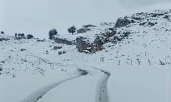 Mersin’in yüksek kesimlerinde kar yağışı etkili oldu