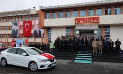 Ağrı’da güvenlik güçlerine 85 yeni araç teslim edildi