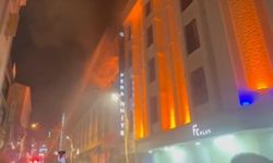 Otelin restoranında korkutan yangın