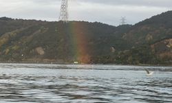 İstanbul Boğazı’nda gökkuşağı şöleni